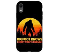 Bigfoot Sait Que j'existe, C'est Assez Sasquatch Vintage Coque pour iPhone XR