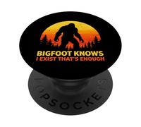 Bigfoot Sait Que j'existe, C'est Assez Sasquatch Vintage PopSockets PopGrip Adhésif