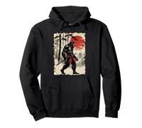 Bigfoot Samurai Warrior Anime Art Japonais Samouraï Bigfoot Sweat à Capuche