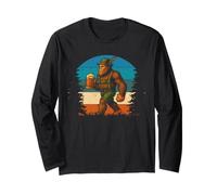 Bigfoot Sasquatch Bière Lederhose Bière Bavaroise Oktoberfest Manche Longue