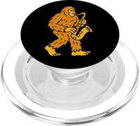 Bigfoot Sasquatch Bracelet pour Saxophone Alto PopSockets PopGrip pour MagSafe