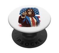 Bigfoot Sasquatch Élection présidentielle USA 2024 PopSockets PopGrip Adhésif