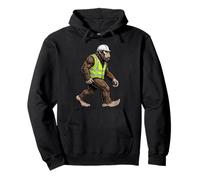 Bigfoot Sasquatch Gilet de sécurité pour Ouvrier de Construction Sweat à Capuche