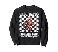 Bigfoot Sasquatch Invaincu Hide and Seek Champion du Monde Sweatshirt