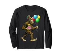 Bigfoot Sasquatch It's My Birthday Party Cake Ballons Chapeau Manche Longue