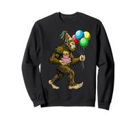 Bigfoot Sasquatch It's My Birthday Party Cake Ballons Chapeau Sweatshirt
