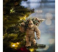 Bigfoot Sasquatch Lot de 5 décorations de Noël amusantes à suspendre pour sapin de Noël, collection unique de merveilles de la faune 2025, pour amateurs et collectionneurs
