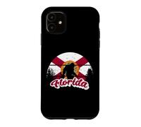 Bigfoot & Sasquatch State of Florida Flag Outdoors Coque pour iPhone 11