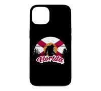 Bigfoot & Sasquatch State of Florida Flag Outdoors Coque pour iPhone 13