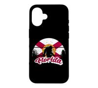 Bigfoot & Sasquatch State of Florida Flag Outdoors Coque pour iPhone 16