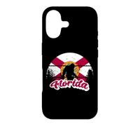 Bigfoot & Sasquatch State of Florida Flag Outdoors Coque pour iPhone 17