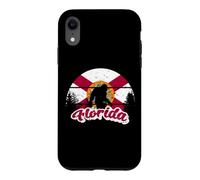 Bigfoot & Sasquatch State of Florida Flag Outdoors Coque pour iPhone XR