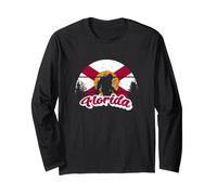 Bigfoot & Sasquatch State of Florida Flag Outdoors Manche Longue