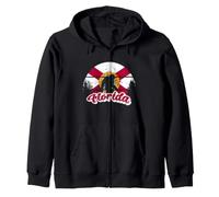 Bigfoot & Sasquatch State of Florida Flag Outdoors Sweat à Capuche