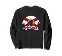 Bigfoot & Sasquatch State of Florida Flag Outdoors Sweatshirt