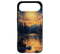 Bigfoot Sasquatch Van Gogh Art de la forêt Nocturne étoilée Coque pour iPhone Air