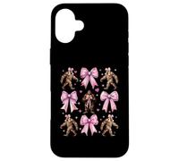 Bigfoot Sasquatch Yeti Girl Coquette Bow Rose Mom Coque pour iPhone 16 Plus