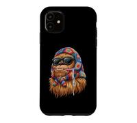 Bigfoot Sasquatch Yeti Granny Fil à Crochet carré Coque pour iPhone 11