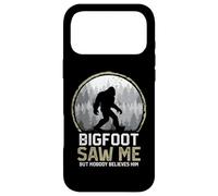 Bigfoot Saw Me Nobody Believes Him Funny Sasquatch Bigfoot Coque pour iPhone 17 Pro Max