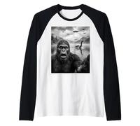 Bigfoot Selfie avec Monstre du Loch Ness et OVNI Manche Raglan
