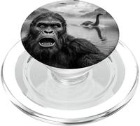 Bigfoot Selfie avec Monstre du Loch Ness et OVNI PopSockets PopGrip pour MagSafe