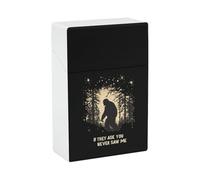 Bigfoot Si on vous demande, vous ne m'avez jamais vu Étui à cigarettes en plastique, boîte de rangement pour cigarettes de poche à ouverture rabattable