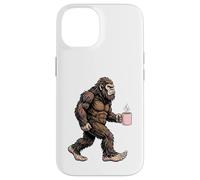 Bigfoot Tasse à café avec Inscription « Sasquatch Morning Coffee » Coque pour iPhone 14