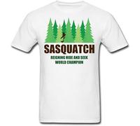 Bigfoot The Undisputed White Men's T Shirt Size XXL
