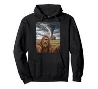 Bigfoot Tornade Selfie Sasquatch Météorologue Drôle Sweat à Capuche