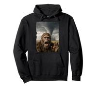 Bigfoot Tornade Selfie Sasquatch Météorologue Drôle Sweat à Capuche