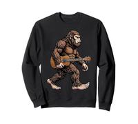 Bigfoot Transportant Ukulélé Sasquatch Island Musicien Sweatshirt