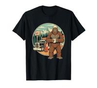 Bigfoot Trucker Retro Sasquatch Road Legend T-Shirt