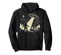Bigfoot UFO Enlèvement Cryptid Alien Vaisseau Spatial Loch Ness Sweat à Capuche