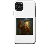 Bigfoot UFO Selfie avec Invasion drôle Alien Ape Art Novelty Coque pour iPhone 11 Pro Max