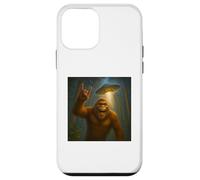 Bigfoot UFO Selfie avec Invasion drôle Alien Ape Art Novelty Coque pour iPhone 12 Mini