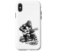 Bigfoot Ukulélé Amusant par Campfire Sasquatch Coque pour iPhone X/XS
