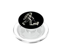 Bigfoot Walking Corgi Sasquatch Marcheur pour Chien PopSockets PopGrip pour MagSafe