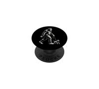 Bigfoot Walking Mini Caniche drôle Sasquatch promeneur pour Chien PopSockets PopGrip Adhésif
