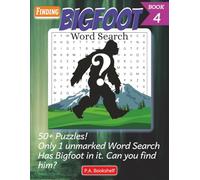 Bigfoot word search: Word Searches with Easy to Read Print About Big foot, Wildlife, Camping and Outdoors| 8.5x11 inches, 112 pages | 50+ puzzles ... Gifts for Vacations, Holidays and Free Times
