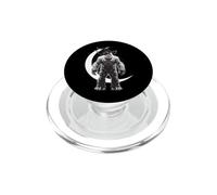 Bigfoot Yeti Chapeau de sorcière Croissant de Lune Symbole de Protection PopSockets PopGrip pour MagSafe