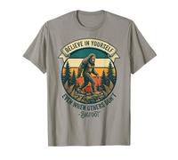 Bigfoot Yeti Cryptozoology Sasquatch Croyez en Vous T-Shirt