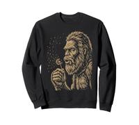 Bigfoot Yeti Pissenlit Rétro Cryptid Vintage années 90 Sweatshirt