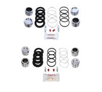 Bigg Red - Joint Piston Etrier de Frein Kit de Réparation - Avant & Arrière - Pour ATE 2 x 48mm Avant & 38mm Arrière Diamètre Piston Étriers de Frein - Compatible Avec Porsche, Alfa Romeo