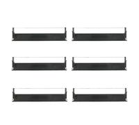 BIGGER Lot de 6 rubans de rechange pour imprimante Epson S015631 LX-350 LX350 Noir Pour imprimante Epson LX-350, LX-300+II, LX-300+