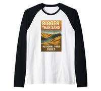 Bigger Than Sand Shirt Paysage pittoresque des Dunes du lac Michigan Manche Raglan