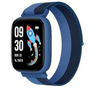 BIGGERFIVE Montre Enfant Connectée ou Non, 1,8" Smartwatch Podomètre | Cardiofrequencemètre, IP68 Étanche, Moniteur de Sommeil, Jeux de Puzzle, 100+ Cadrans pour Garçons Filles Ados 5-16, Nylon