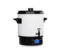 KLARSTEIN Sterilisateur Electrique Vin Chaud de 27L, Machine a Vin Chaud de 1800W en Acier Inoxydable, Bouilloire, Marmite Vin Chaud, Stérilisateur Électrique, Distributeur Eau Chaude, Percolateur