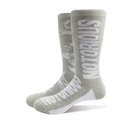 Biggie Smalls Chaussettes Crown Monochrome Nouveau Officiel Unisex Gris (Uk Size Size UK Size 7-11