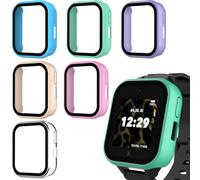 Bighan 6 Pack Coque Compatibles Avec Xplora XGO3, PC Ultra Résistant Protection 360° Anti-Choc, Transparent + Bleu + Rose + Rose Sable + Violet + Vert clair