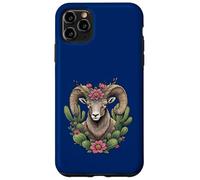 Bighorn du Colorado et Cactus en Forme de Coupe Bordeaux Coque pour iPhone 11 Pro Max